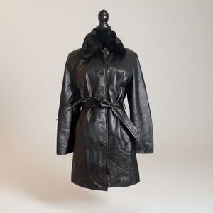 DANIER Canada Genuine Leather Coat 🇨🇦